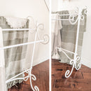 Freestanding Ornate Towel Stand by Decor Steals