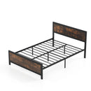 Metal Bed Frame with Headboard and Footboard by LJGDeals