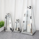 Set of 3-21'' & 16'' &11''High Stainless Steel Lantern