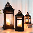 9.5"&14.5"&20" High Decorative Candle Lanterns ( Set of 3）