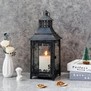 14.5'' High Vintage Style Candle Lantern White by JHY DESIGN