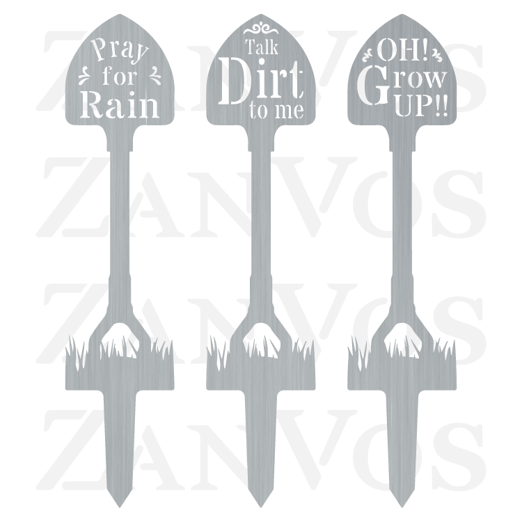Shovel Garden Stakes