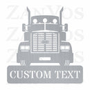 Semi Truck Monogram V3