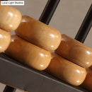 GobekUsa Metallic 3-Head Abacus Pendant Light for Restaurants and Decor