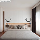 GobekUsa Metallic Antler Sconce LED Wall Lamp for Bedroom