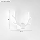 GobekUsa Metallic Antler Sconce LED Wall Lamp for Bedroom