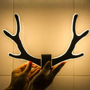 GobekUsa Metallic Antler Sconce LED Wall Lamp for Bedroom