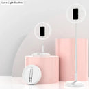 GobekUsa Metallic LED Makeup Lamp with Phone Holder and USB Fill Light in 3 Colors