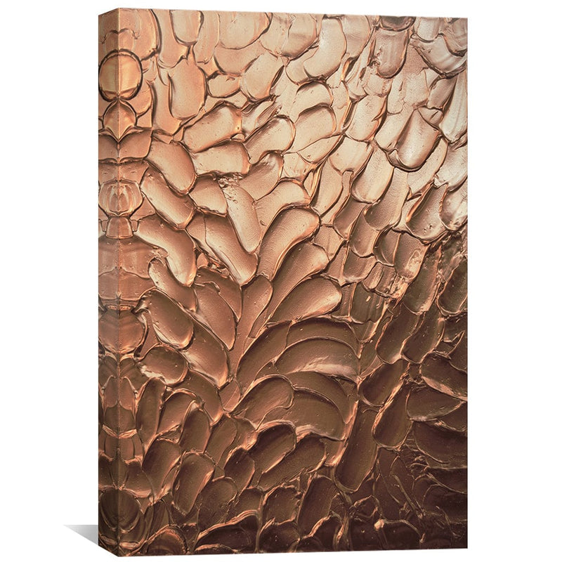 Metallic Copper Canvas