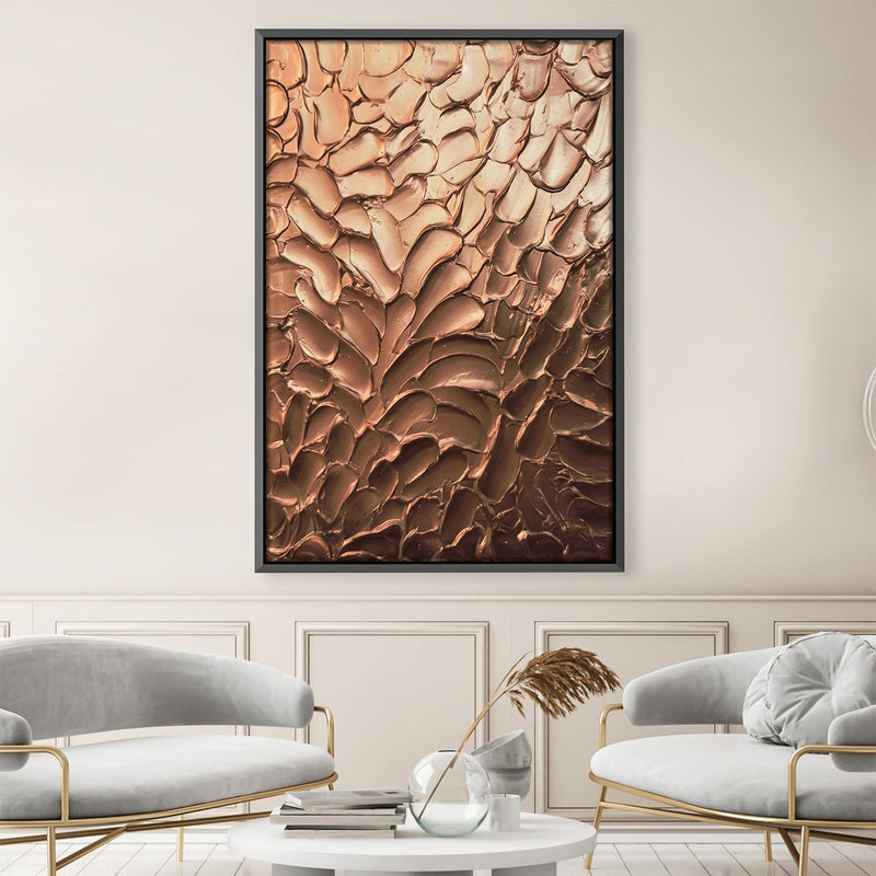 Metallic Copper Canvas