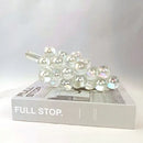 GobekUsa Crystal Glass Geometric Grape Decor Figurine Gothica