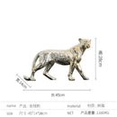 GobekUsa Leopard Resin Sculpture - Home Decor Handicrafts & Animal Figurine