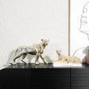 GobekUsa Leopard Resin Sculpture - Home Decor Handicrafts & Animal Figurine