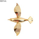 Metallic gold & silver pigeon wall ornaments living room dove statue by Decorbites