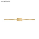 GobekUsa Metallic LED Gold Wall Mounted Vanity Sconce - Simple Style, 16"/23.5"/31.5" W