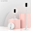 GobekUsa Metallic LED Makeup Lamp with Phone Holder and USB Fill Light in 3 Colors