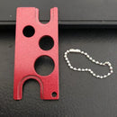 Metallic multi color essential oils opener tool for kitchen storage by Decorbites