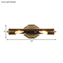 GobekUsa Metallic Shade Bedroom Wall Sconce with 2 Bulbs and Brass Finish, Available in 14"/18" Width