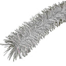 Metallic Silver & White Tinsel Garland