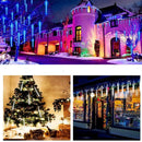 GobekUsa Meteor Shower LED String Lights for Outdoor Decor