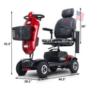 Metro Mobility Max Plus 24V/20AH Heavy Duty Electric Drive Mobility Scooter, 300LBS (SAK93164)