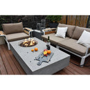 Elementi Metropolis Fire Pit Table - Light Gray