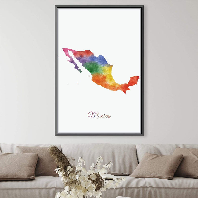 Mexico Rainbow Canvas