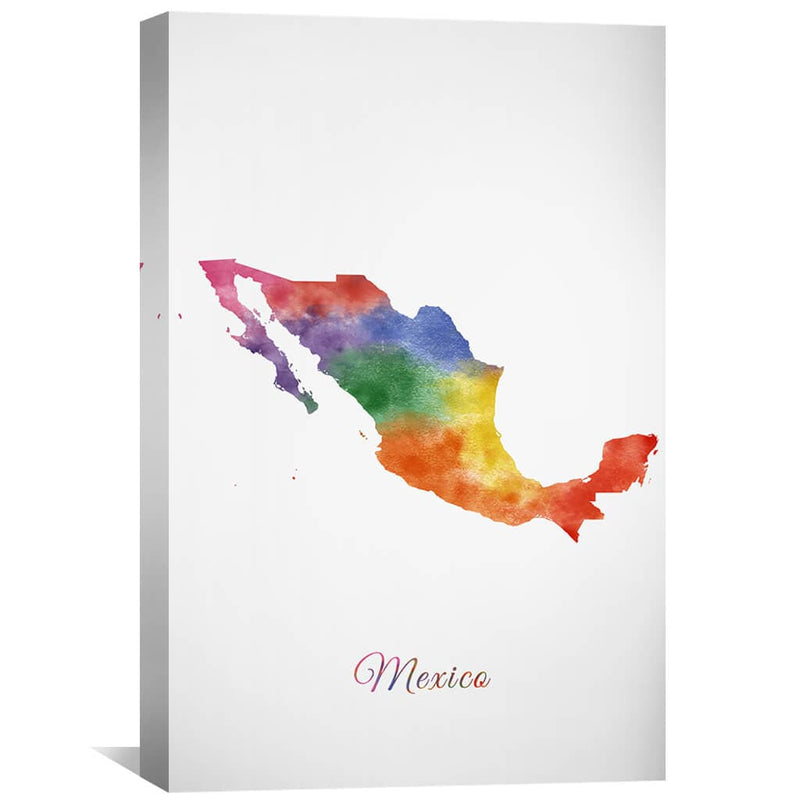 Mexico Rainbow Canvas