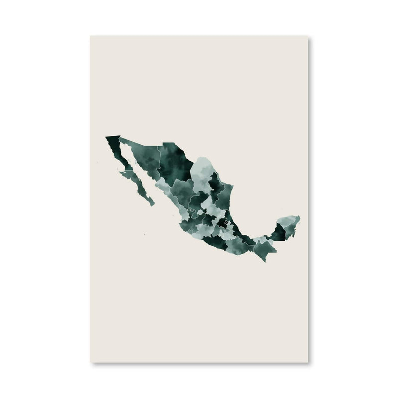 Mexico Watercolor Canvas