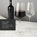 Raye Angled Crystal Bordeaux Decanter & Wine Glass Set by Viski