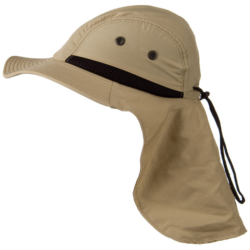 Mesh Sun Protection Flap Hat