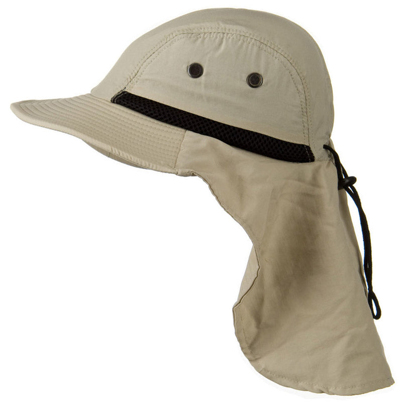 Mesh Sun Protection Flap Hat
