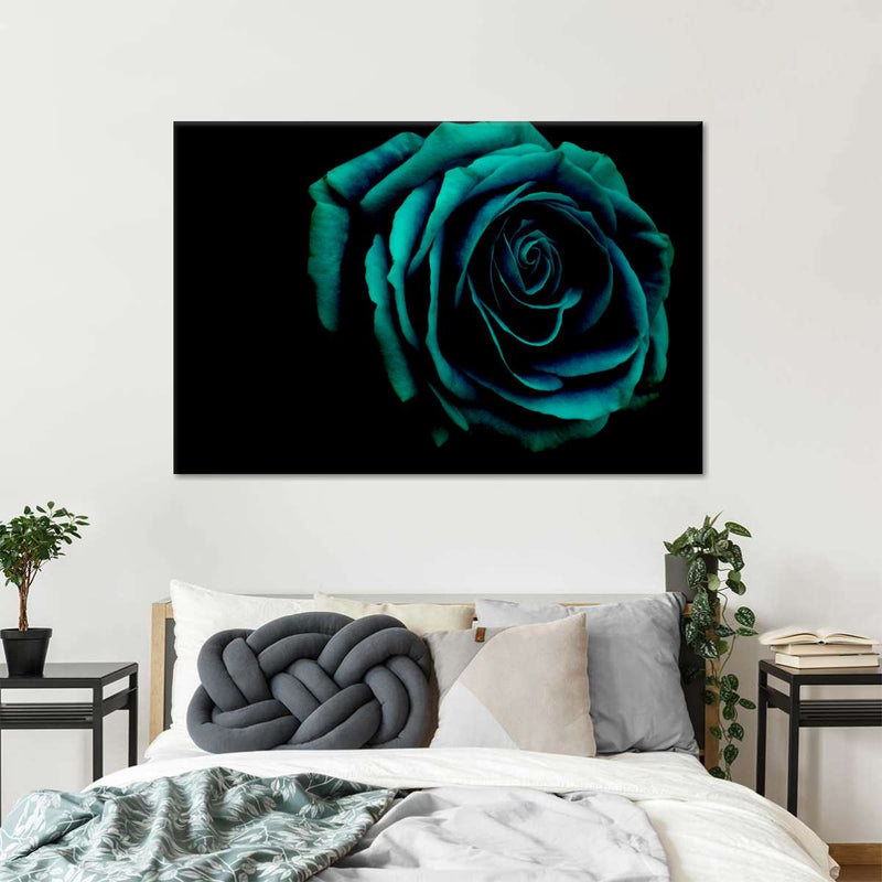 Green Flower Wall Art