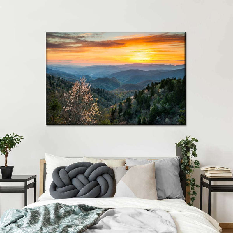 Great Smoky Mountains Sunrise Wall Art