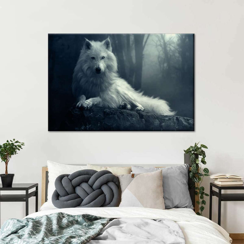 Simple Wolf Wall Art