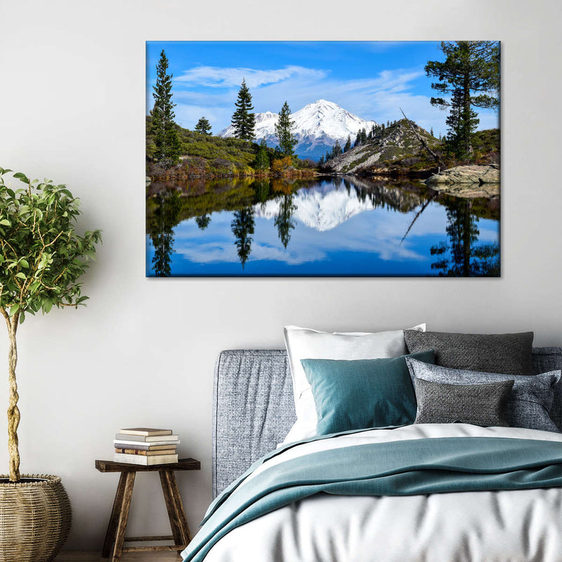 Mount Shasta Heart Lake Wall Art