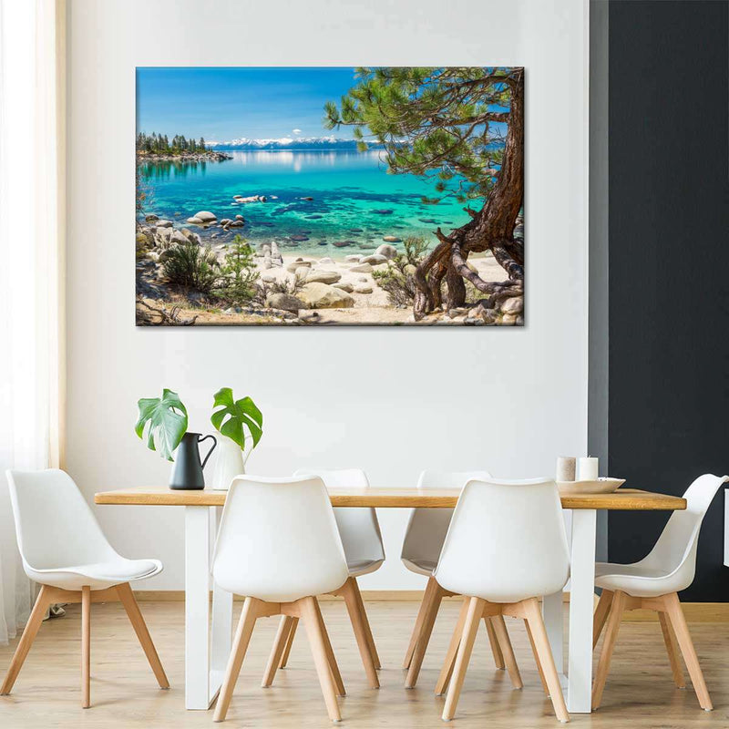 Turquoise Lake Tahoe Wall Art