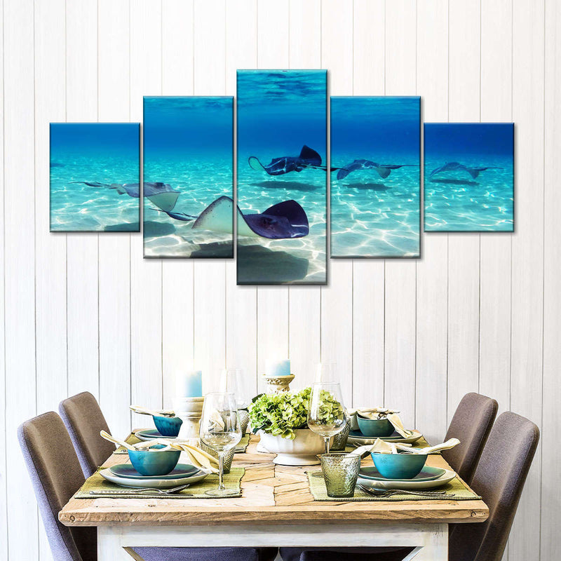 Grand Cayman Stingrays Wall Art