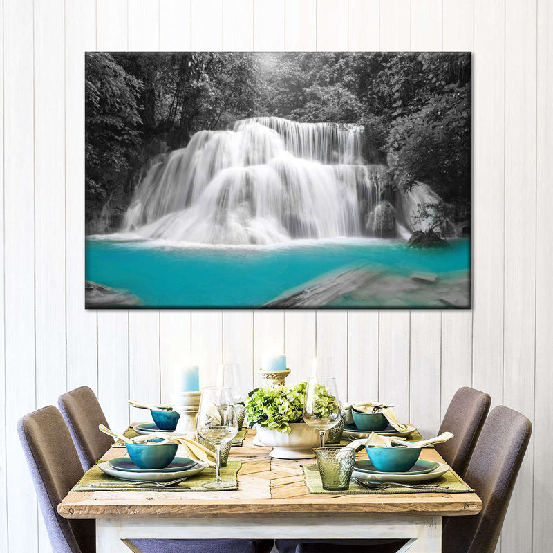 Pop Rainforest Waterfall Wall Art