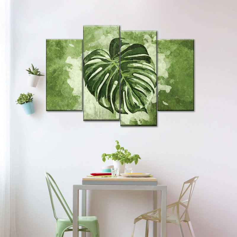 Distinct Tropical Leaf Wall Art