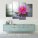 Beaming Pink Lotus Wall Art