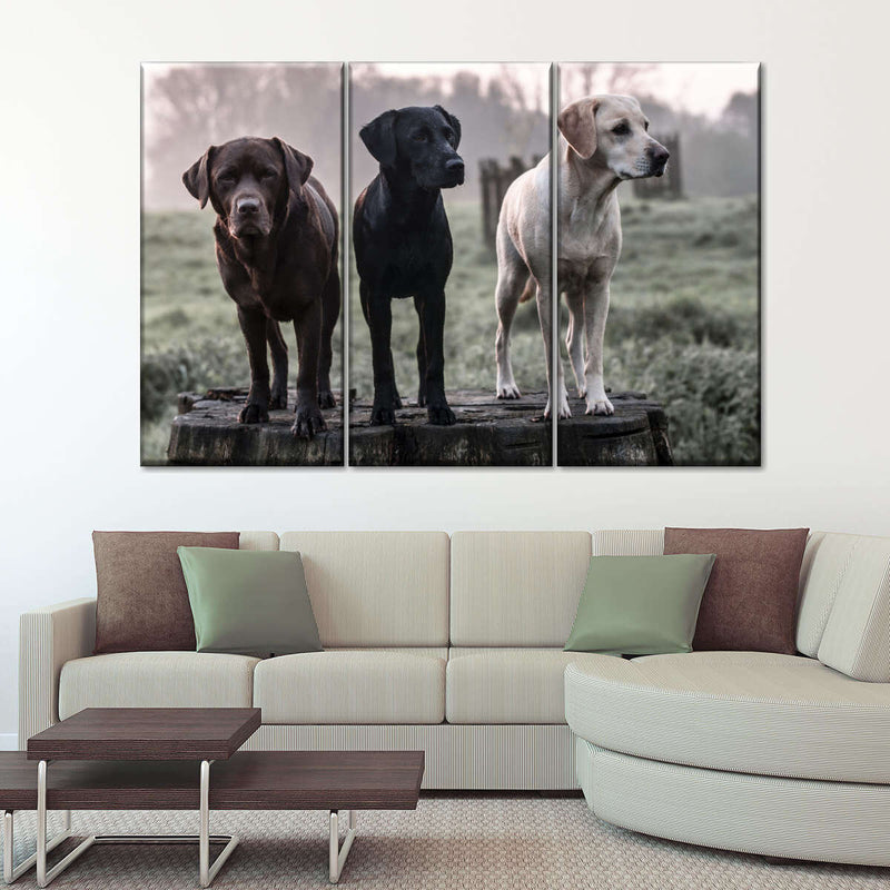 Labrador Dogs Wall Art