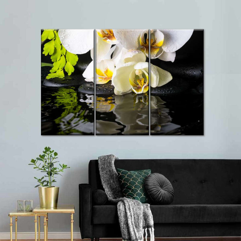 Delicate Zen Orchids Wall Art