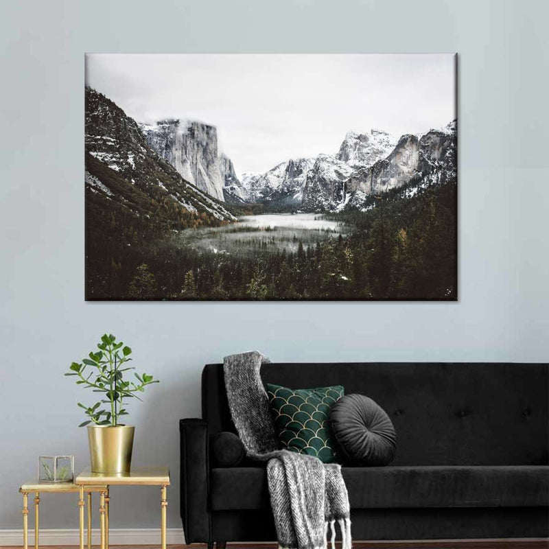 Yosemite Winter Magic Wall Art