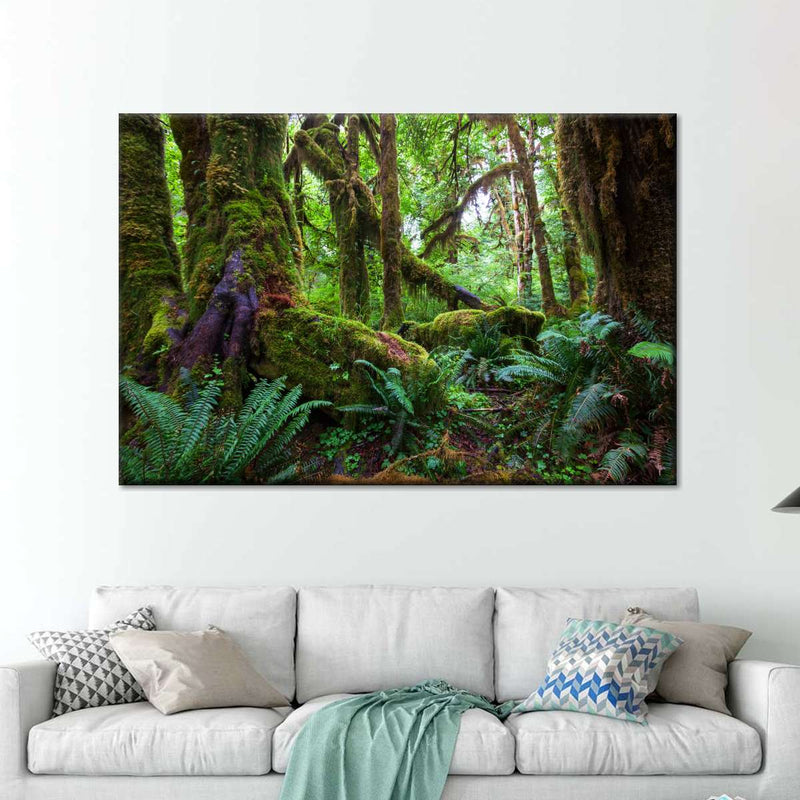 Mossy Rainforest Wall Art