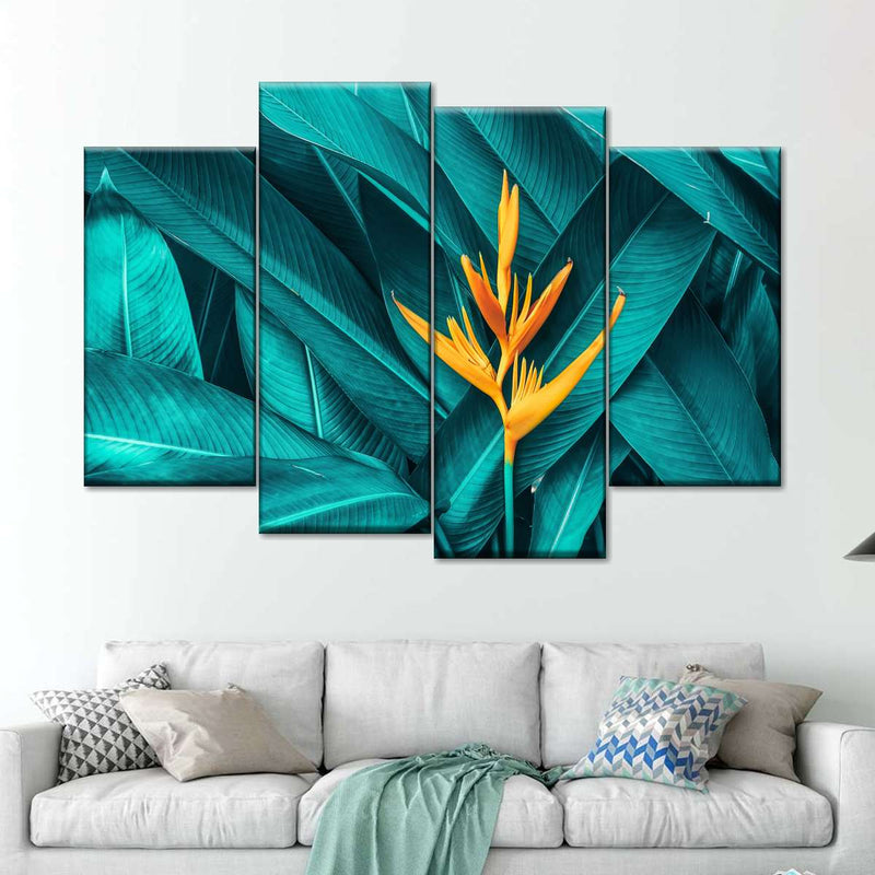 Exotic Tropical Bird Of Paradise Wall Art