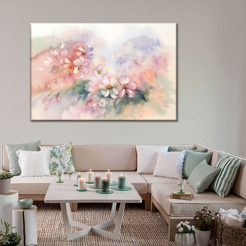 Abstract Cherry Blossom Wall Art