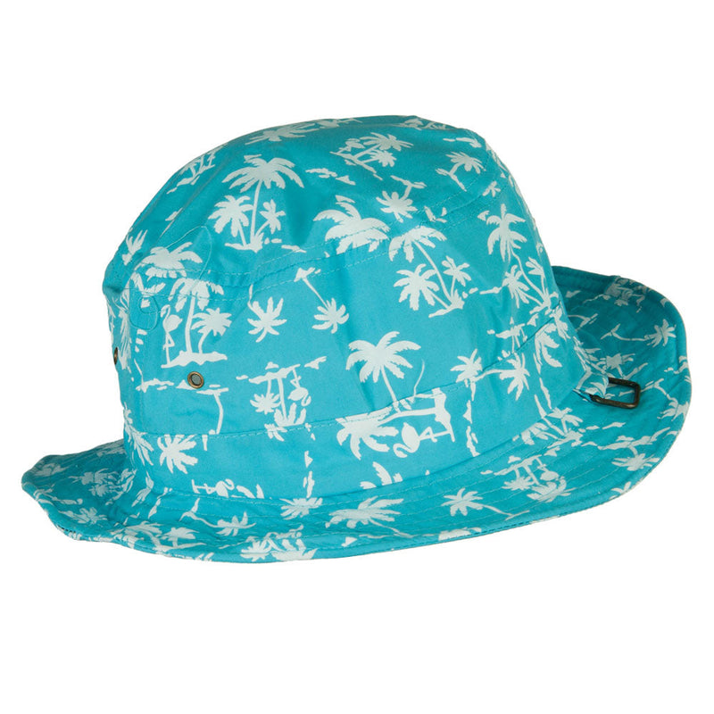 Palm Print Wired Bucket Hat
