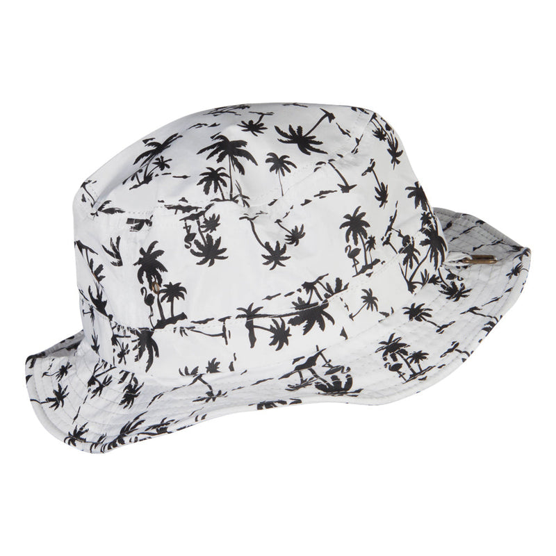 Palm Print Wired Bucket Hat