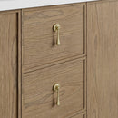 James Martin Kinnsden 72" Double Bathroom Vanity, Weathered Oak